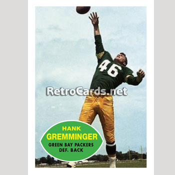 1960T Bill Forester Green Bay Packers – RetroCards