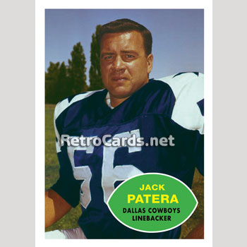 1960T Bill Butler Dallas Cowboys – RetroCards