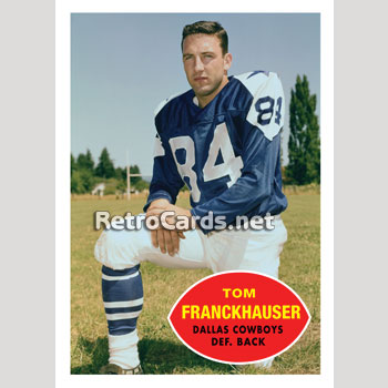 1960T Bill Butler Dallas Cowboys – RetroCards