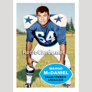 1965P Wahoo McDaniel New York Jets – RetroCards