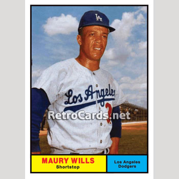 maury wills baseball card