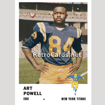 1961F Moses Gray New York Titans – RetroCards