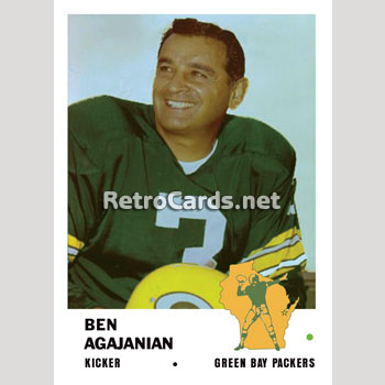 1968T Green Bay Packers RetroCards Set