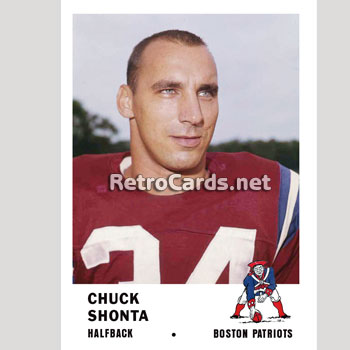 1961F Dallas Texans RetroCards Set