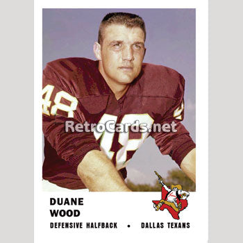 1961 DALLAS TEXANS FOOTBALL TEAM 8X10 COLOR PHOTO