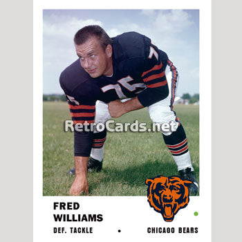 1961F Chicago Bears RetroCards Set