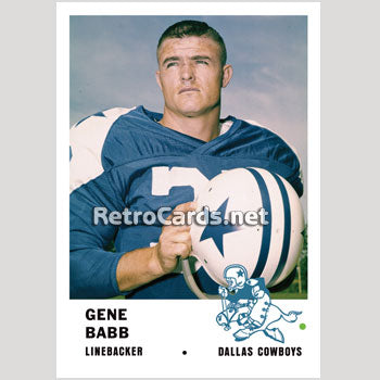 Football - 1961 Fleer Dallas Cowboys: The Blue Star Collection Set Image  Gallery