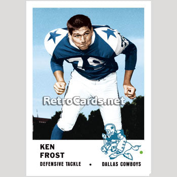 1961F Glynn Gregory Dallas Cowboys – RetroCards