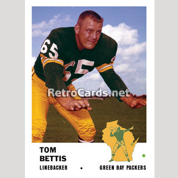 1960T Green Bay Packers RetroCards Set • series 2