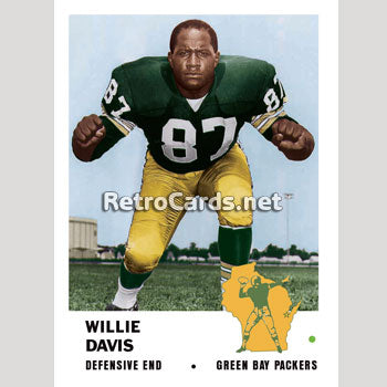  1967 Philadelphia # 76 Willie Davis Green Bay Packers (Football  Card) EX/MT Packers Grambling St : Collectibles & Fine Art