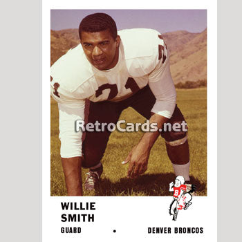 : 1960 Fleer #47 Willie Smith Broncos NFL Football Card