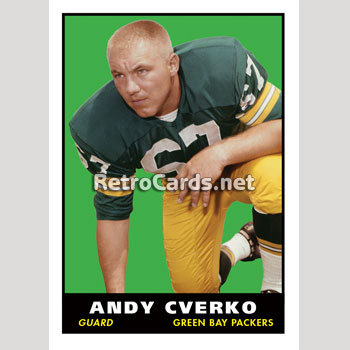 1960T Green Bay Packers RetroCards Set • series 2