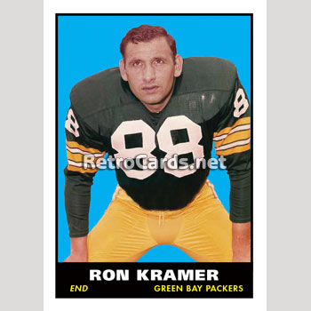 Ron Kramer Signed Green Bay Packers 8x10 Football Photo BAS V47403