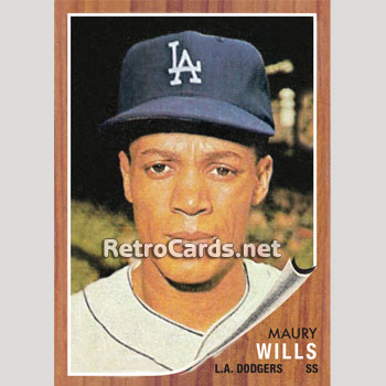  2003 Topps Maury Wills Dodgers Reprint Baseball Card #9 :  Collectibles & Fine Art