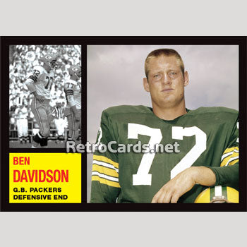 1968T Green Bay Packers RetroCards Set