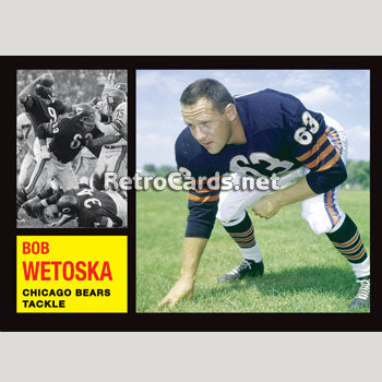 1961F Chicago Bears RetroCards Set