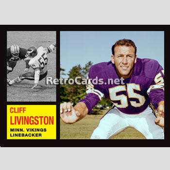 1962T Clancy Osborne Minnesota Vikings – RetroCards