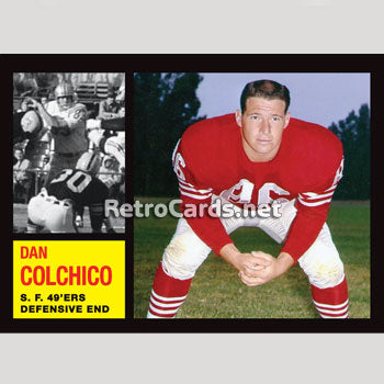 1961F John Gonzaga Detroit Lions – RetroCards