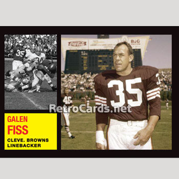 1962T Gary Collins Cleveland Browns – RetroCards