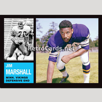 1962T Bill Brown Minnesota Vikings – RetroCards