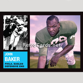 : 1966 Philadelphia # 132 Sam Baker Philadelphia Eagles (Football  Card) VG/EX Eagles Oregon St : Collectibles & Fine Art