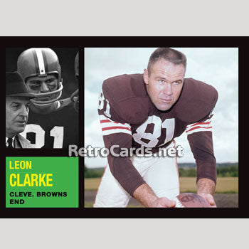 1962T Gary Collins Cleveland Browns – RetroCards