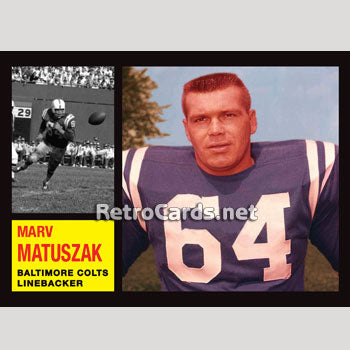 1968T Baltimore Colts RetroCards Set