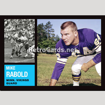 1962T Paul Dickson Minnesota Vikings – RetroCards