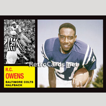 R.C. Owens San Francisco 49'ers 1957-61, Baltimore Colts 1962-63 and New  York Giants 1964.