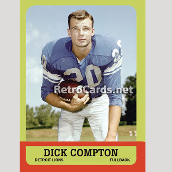 1961F John Gonzaga Detroit Lions – RetroCards