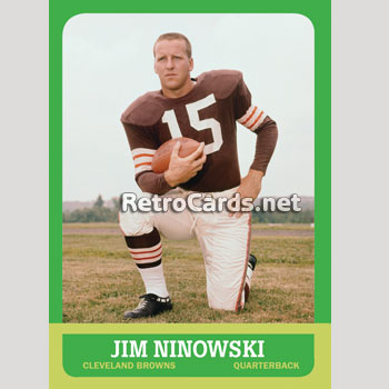 1962T Cleveland Browns RetroCards Set