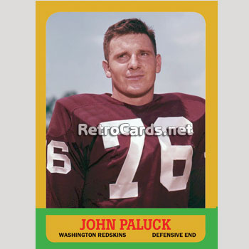 1966P Washington Redskins RetroCards Set