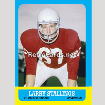 LARRY STALLINGS  St. Louis Cardinals 1969 Wilson Throwback NFL Football  Jersey