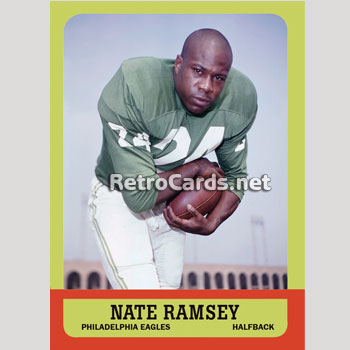 : 1968 Topps # 136 Nate Ramsey Philadelphia Eagles (Football  Card) EX/MT+ Eagles Indiana : Collectibles & Fine Art