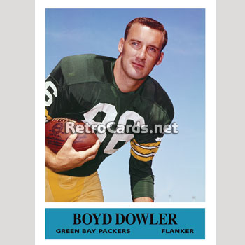 : 1966 Philadelphia # 84 Boyd Dowler Green Bay Packers (Football  Card) EX Packers Colorado : Collectibles & Fine Art