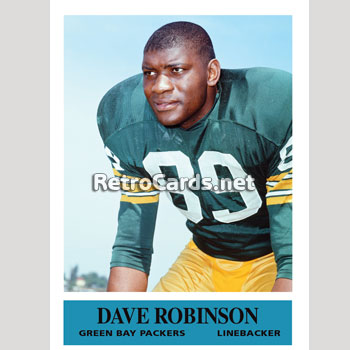 ACEO DAVE ROBINSON GREEN BAY PACKERS CUSTOM HAND MADE ART CARD