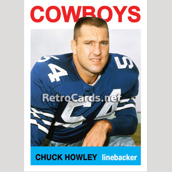 : 1969 Topps # 97 Chuck Howley Dallas Cowboys (Football