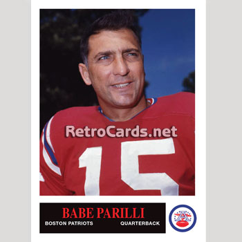 Babe Parilli Trading Cards: Values, Tracking & Hot Deals