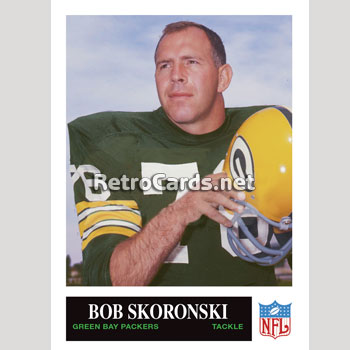 1966P Tom Brown Green Bay Packers – RetroCards