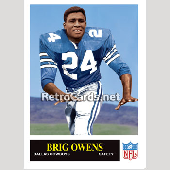 1965P Colin Ridgway Dallas Cowboys – RetroCards