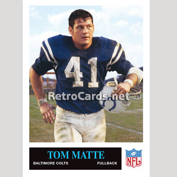 1962T Tom Matte Baltimore Colts – RetroCards