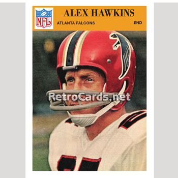 : 1967 Philadelphia # 3 Alex Hawkins Atlanta Falcons (Football  Card) VG Falcons : פריטי אספנות ואמנות