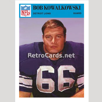 1965P Bobby Thompson Detroit Lions – RetroCards