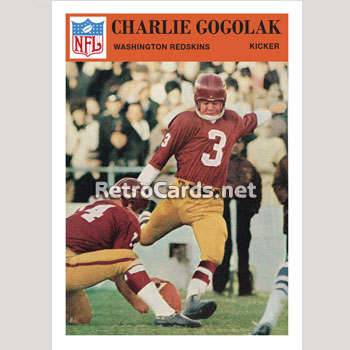 1966P Washington Redskins RetroCards Set