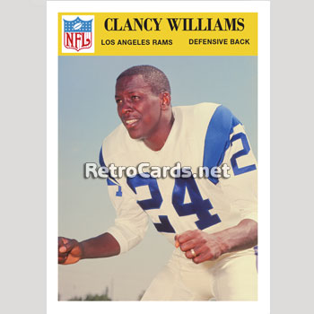 1966P Los Angeles Rams RetroCards Set