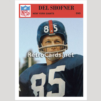 1966P Baltimore Colts RetroCards Set