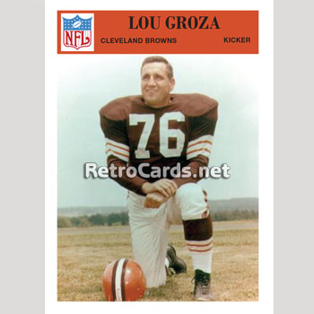 1966P Washington Redskins RetroCards Set