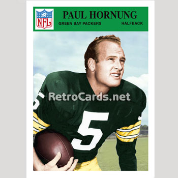 Paul Hornung 1959 Topps Green Bay Packers Football Card – KBK Sports