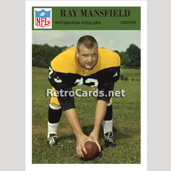 Ray Mansfield Philadelphia Eagles 1963 and Pittsburgh Steelers 1964-76.