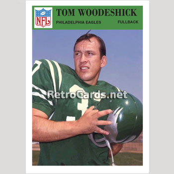 1966-68 Philadelphia Eagles Durene-style Football Jersey (Tom Woodeshick)